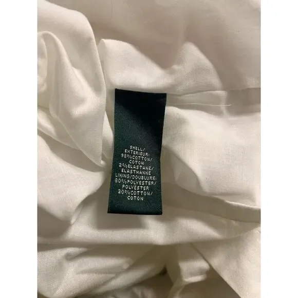 Ralph Lauren, Women's Fit & Flare Mini Dress, Pink White Floral, Size 12, NWT - Picture 7 of 9